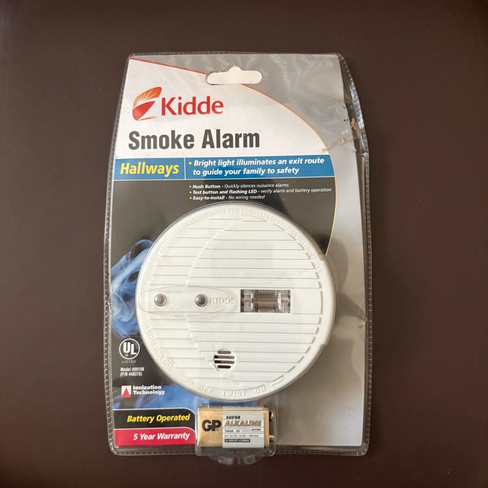 Kidde White Smoke Alarm